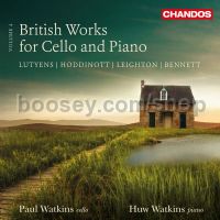 British Cello & Piano Works  (Chandos Audio CD)